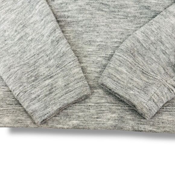 Abercrombie & Fitch Womens XS Cropped Sweater Long Sleeve Knit Gray - Picture 6 of 8